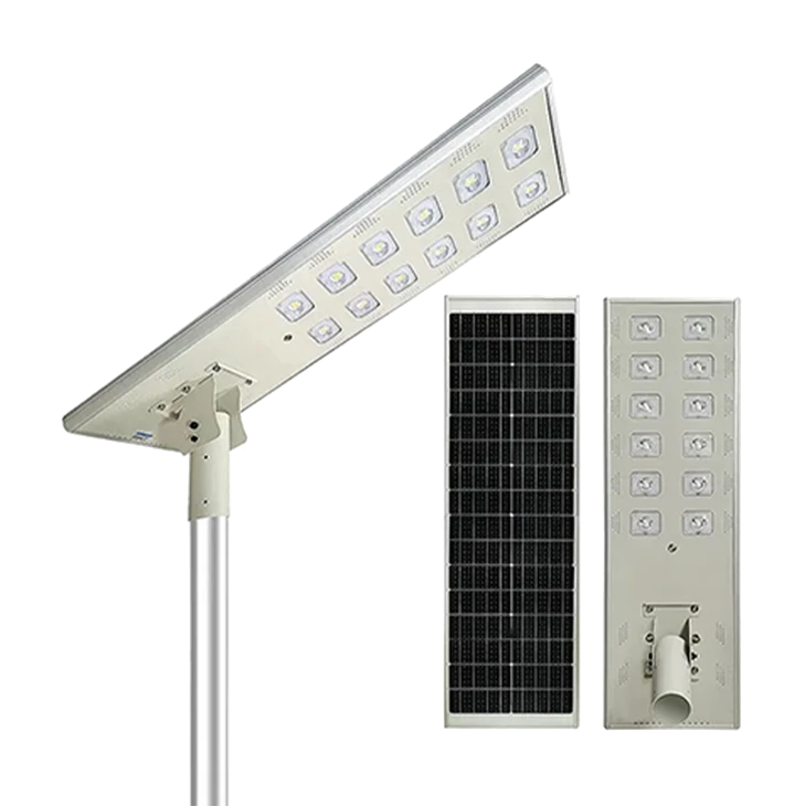 Solenpriven LED -gatuljus med automatisk intensitetskontroll